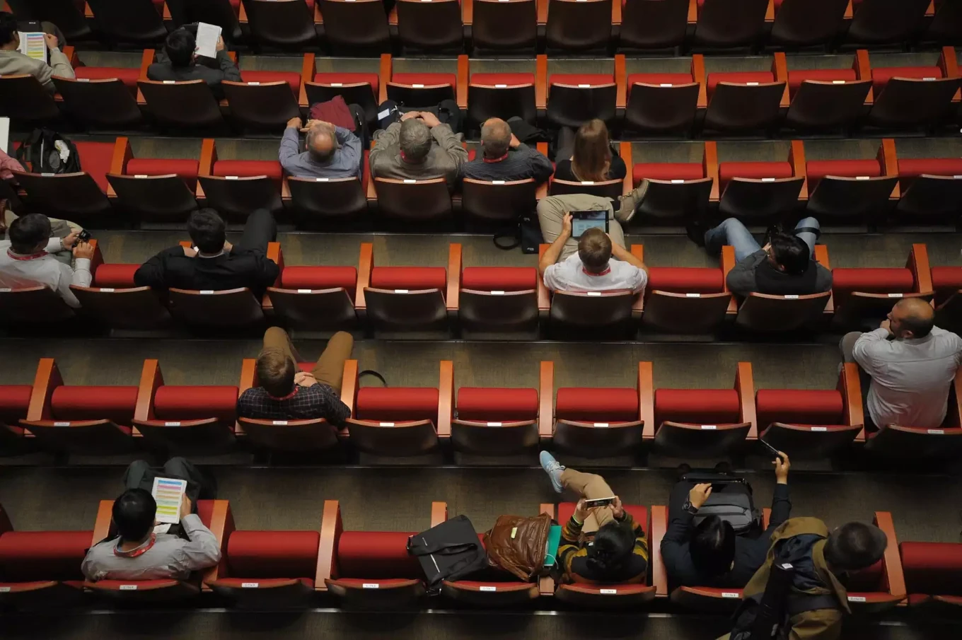 Personas en un foro