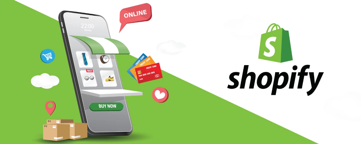 Teléfono con aplicación de Shopify