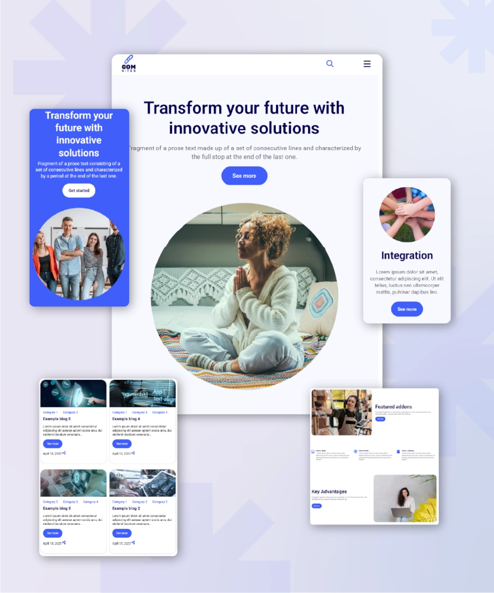 GOM Sites Professional services template